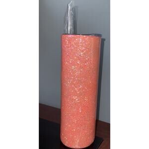20 Oz Handmade Peach Resin Tumbler